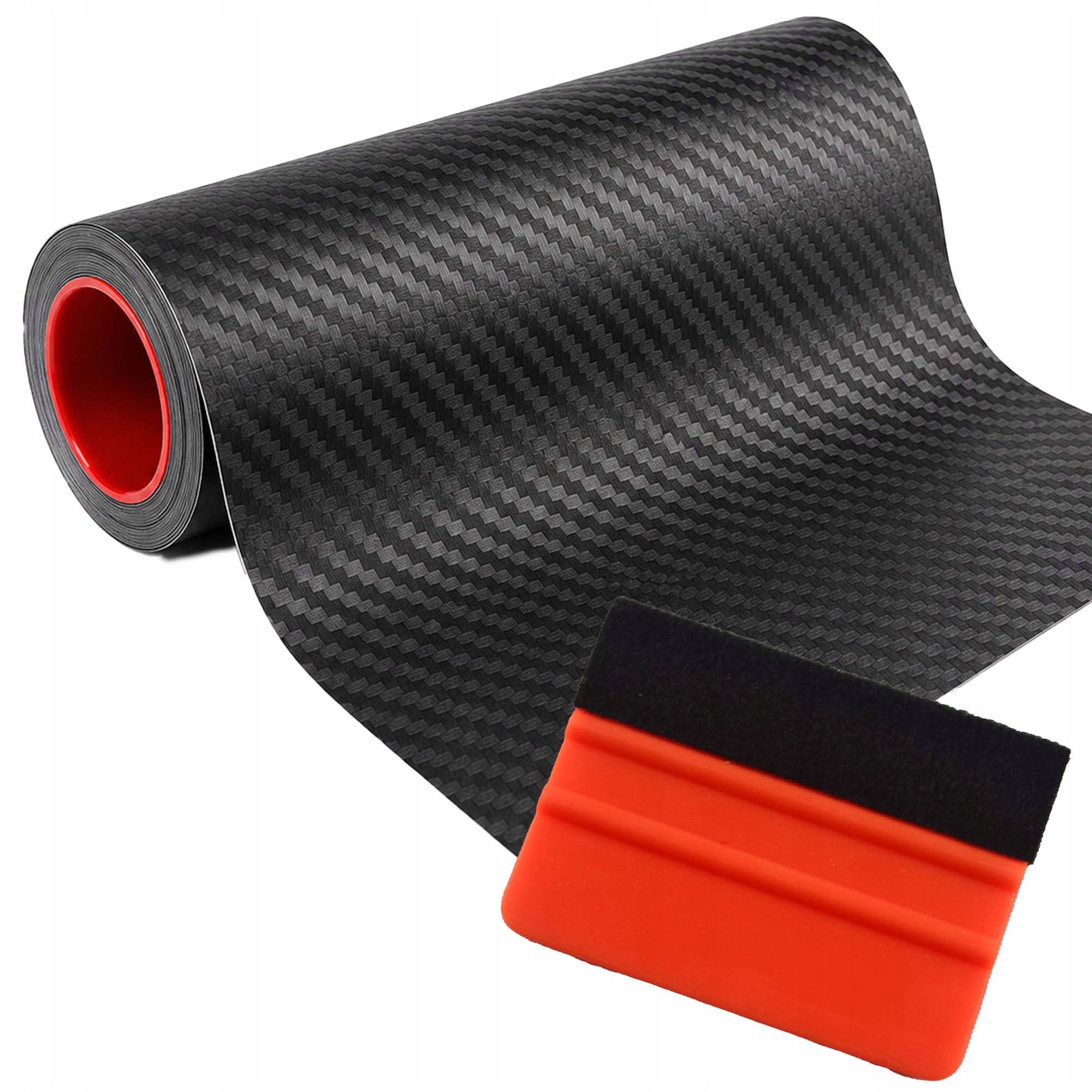 3D Karbon Folia Carbon Na Samochód Progi Słupki Kokpit 3m x 10cm Rakla