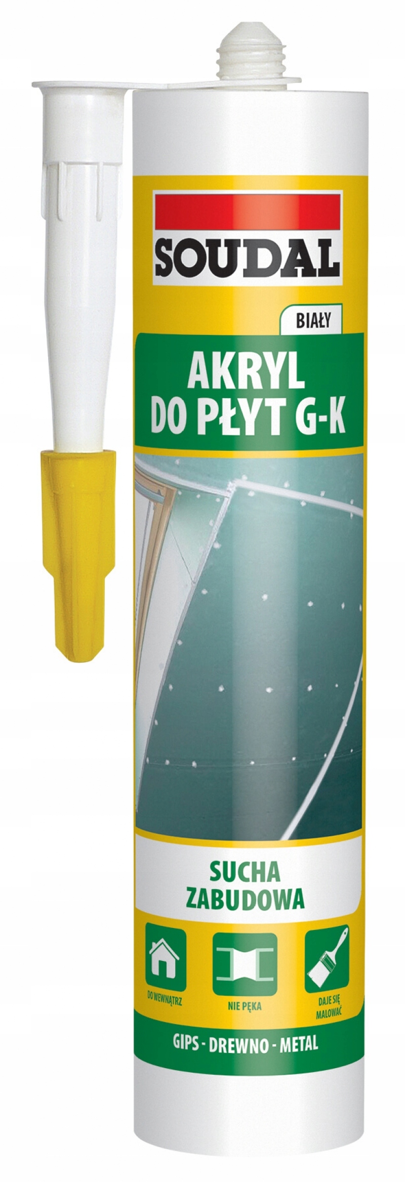 

Soudal Akryl Do Płyt Gips-Karton Biały 280ml