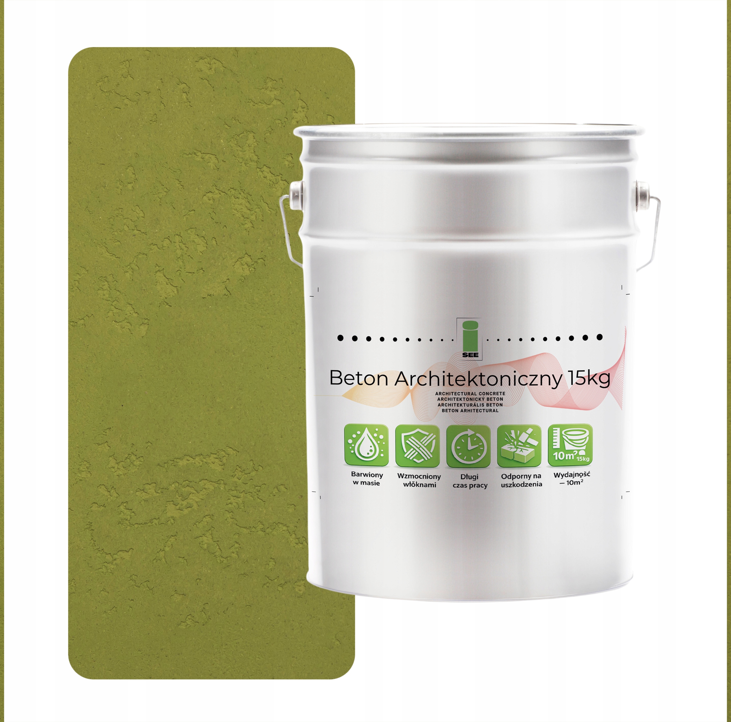 Architektonický vnútorný betón 15 kg Groszkový H2437| Efekt Loft