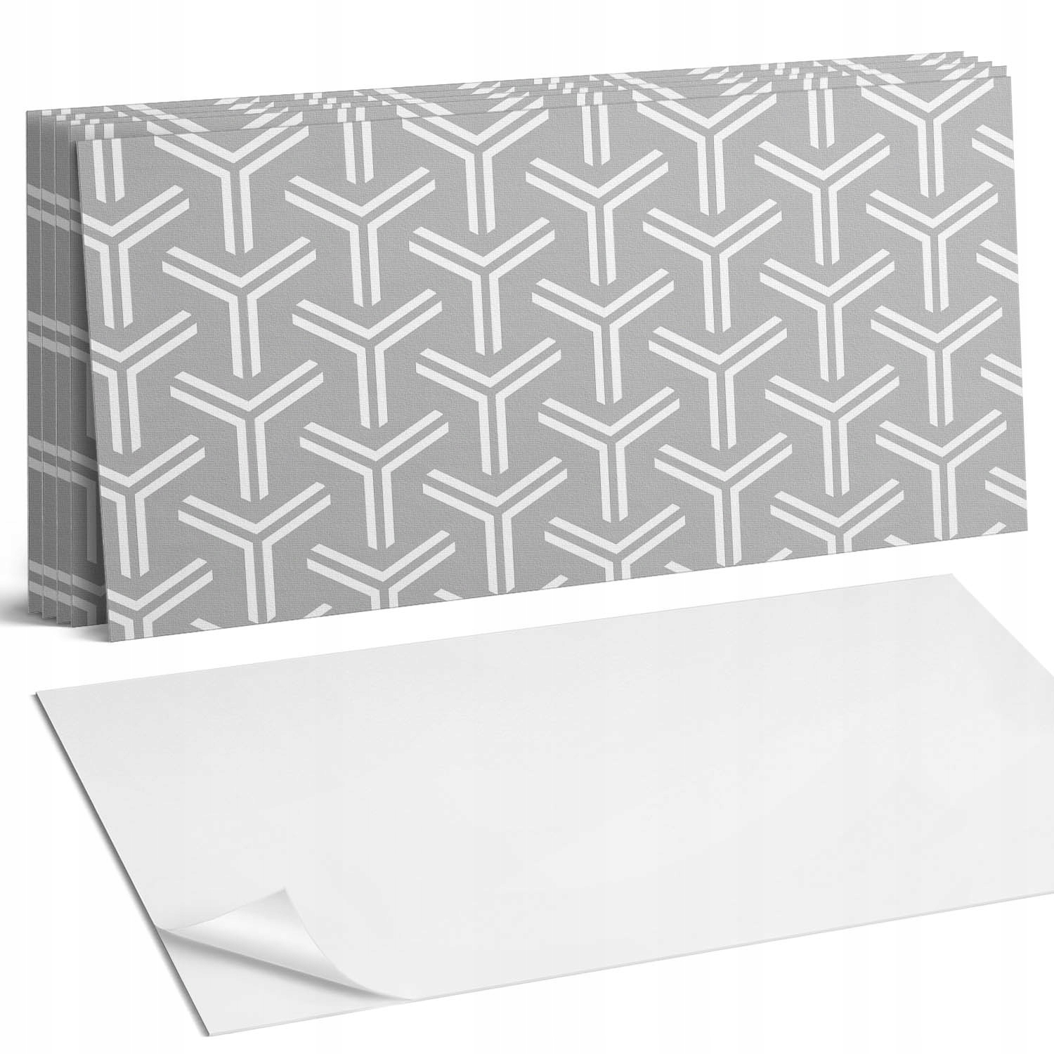 Sada Pvc dlaždíc so šípkovým motívom v geometrickom dizajne 6 x 60 x 30 cm