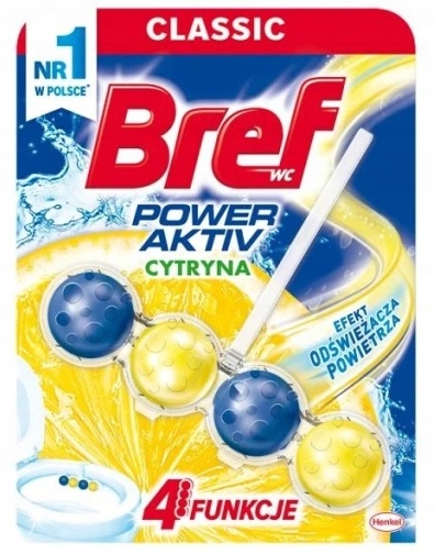 

Bref Power Activ Lemon Zawieszka Kulka do Wc 50g