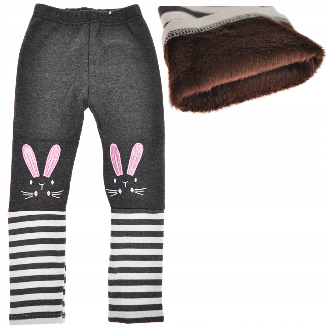

Legginsy ocieplane Królik Getry na futerku 110/116