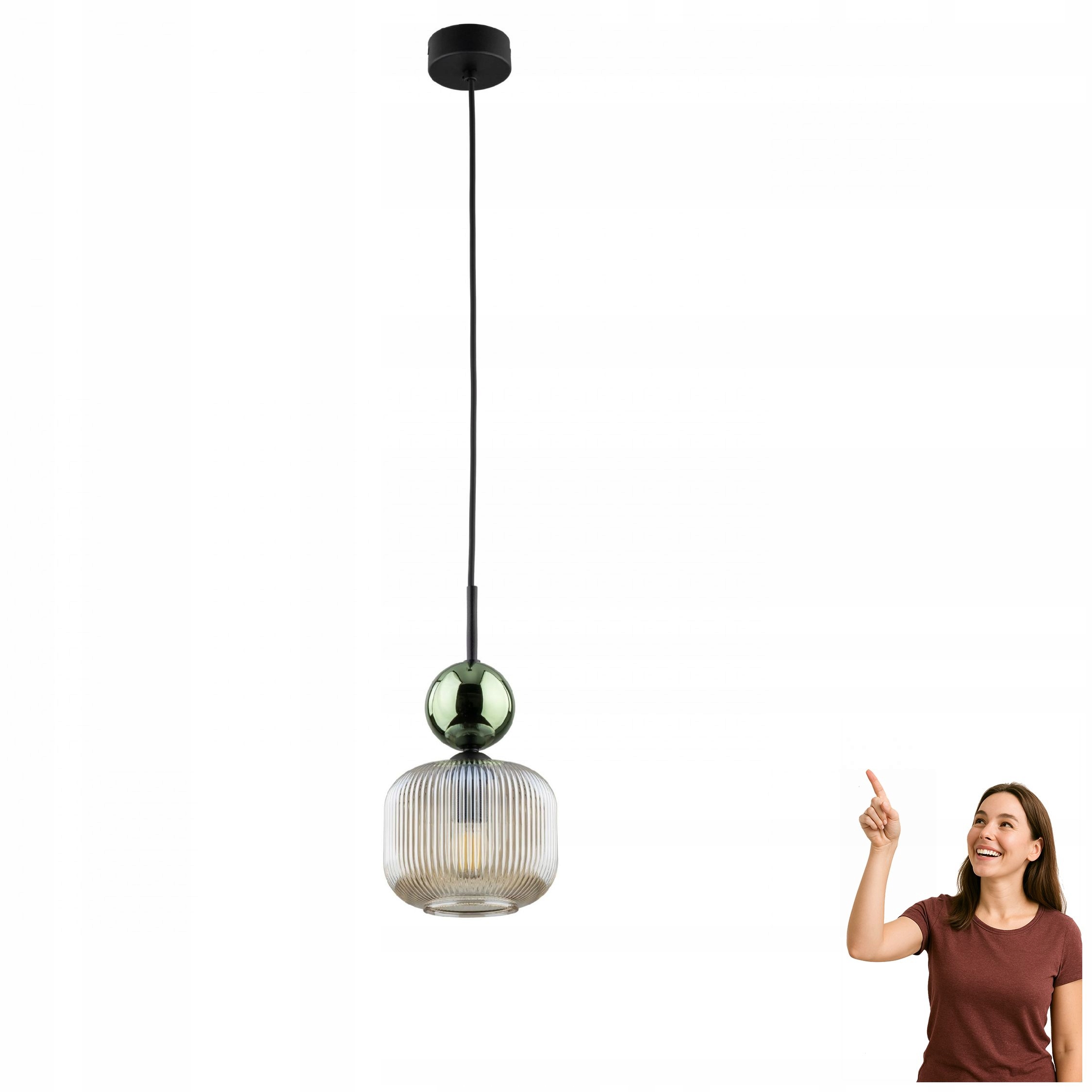 Závěsná lampa Sophia Green Cognac 11144 Tk Lighting