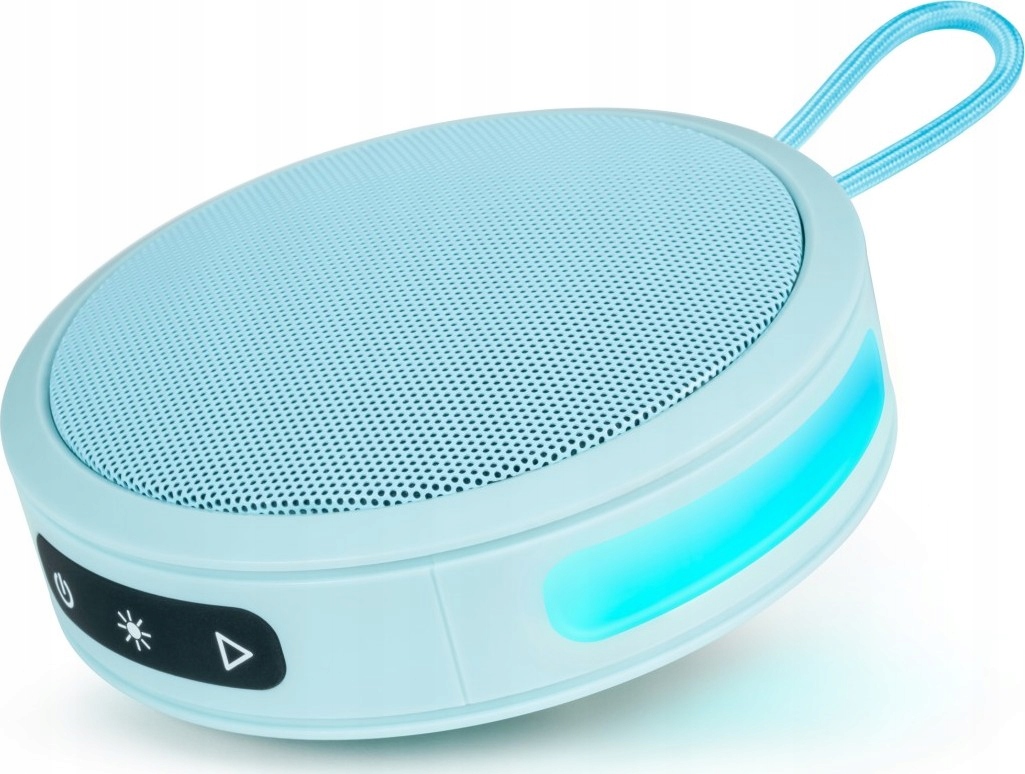 Big Ben Bluetooth reproduktor Party Nano podsvícení 15W Pastelově modrý