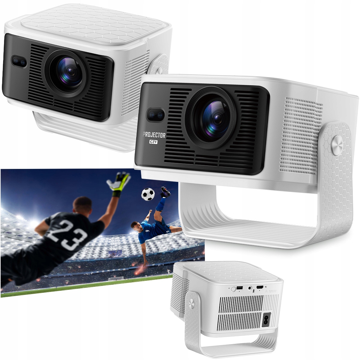 Projektor rzutnik multimedialny Ciron HY350 Max Gtv Google Tv 500 Ansi 8K