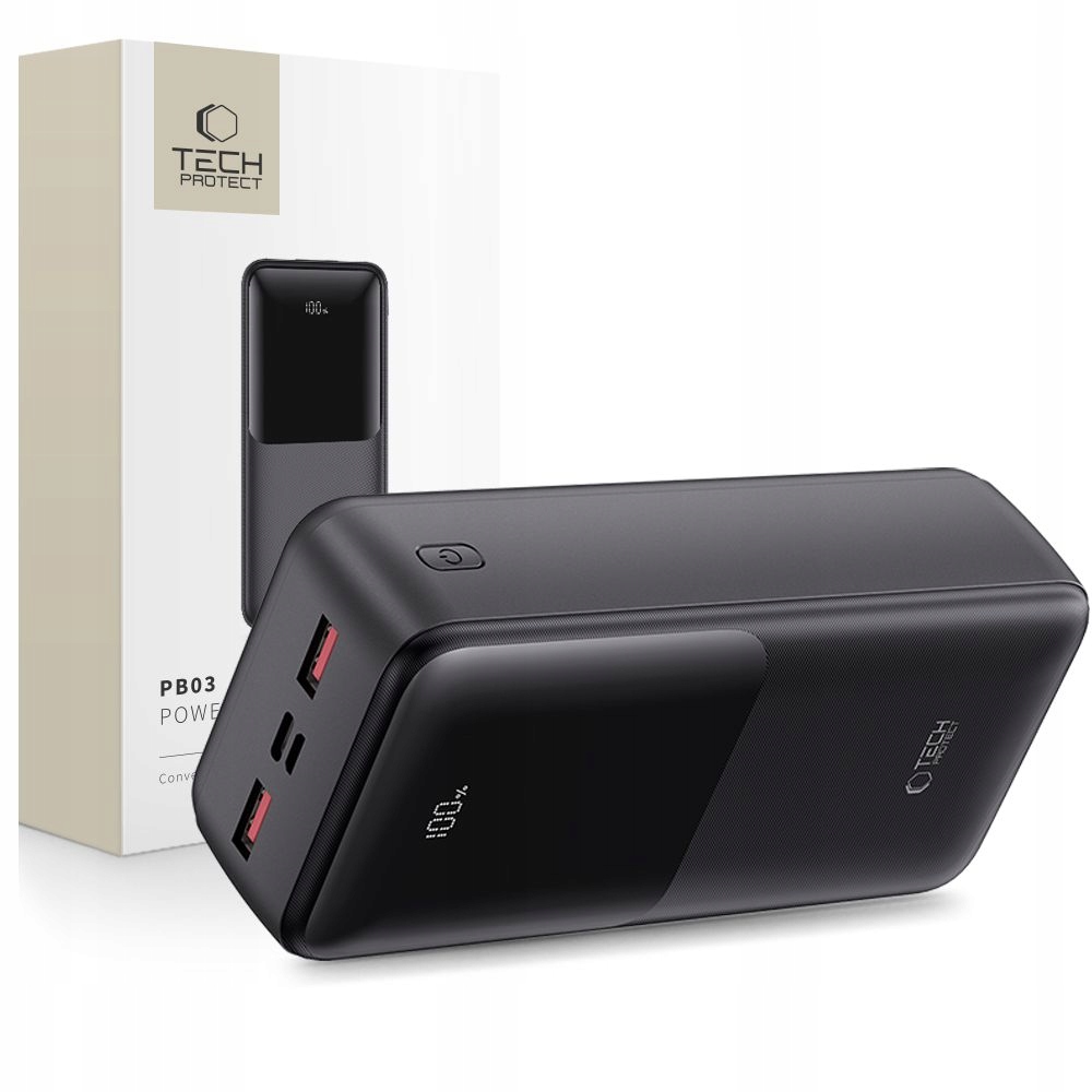 Powerbanka 30000MAH 22,5W Rychlé Nabíjení Usb-c