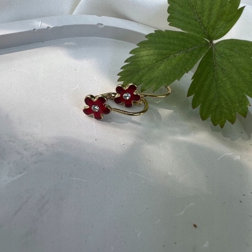 ZŁOTE KOLCZYKI DLA DZIEWCZYNKI KWIATKI SWAROVSKI Kod producenta p13270