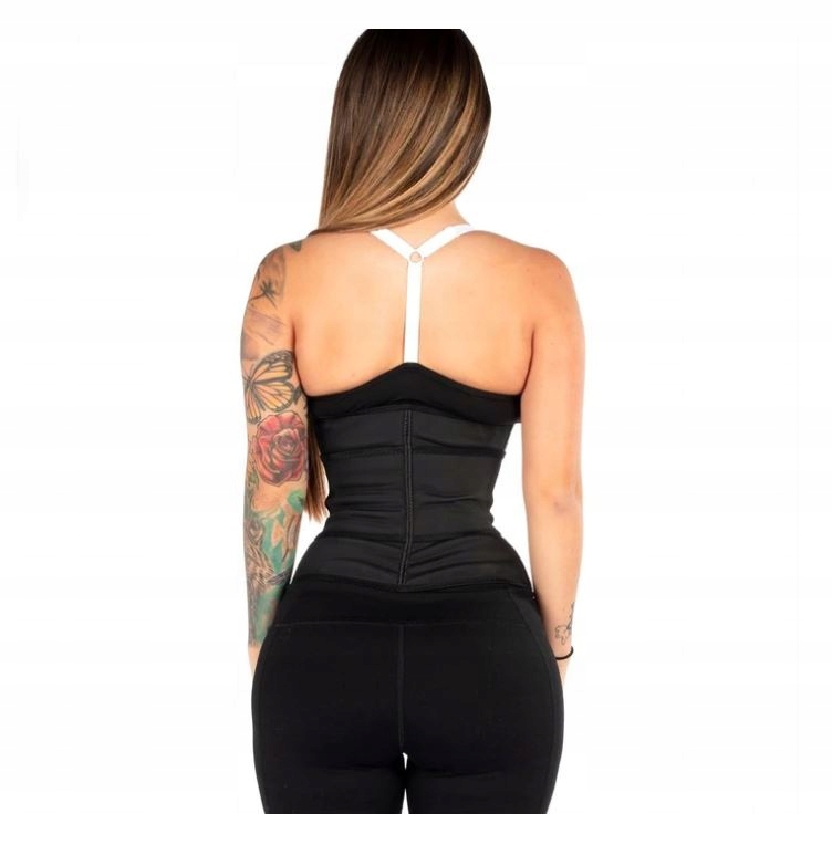 PAS NEOPRENOWY GORSET WYSZCZUPLAJĄCY DO ĆWICZEŃ Wzór dominujący bez wzoru