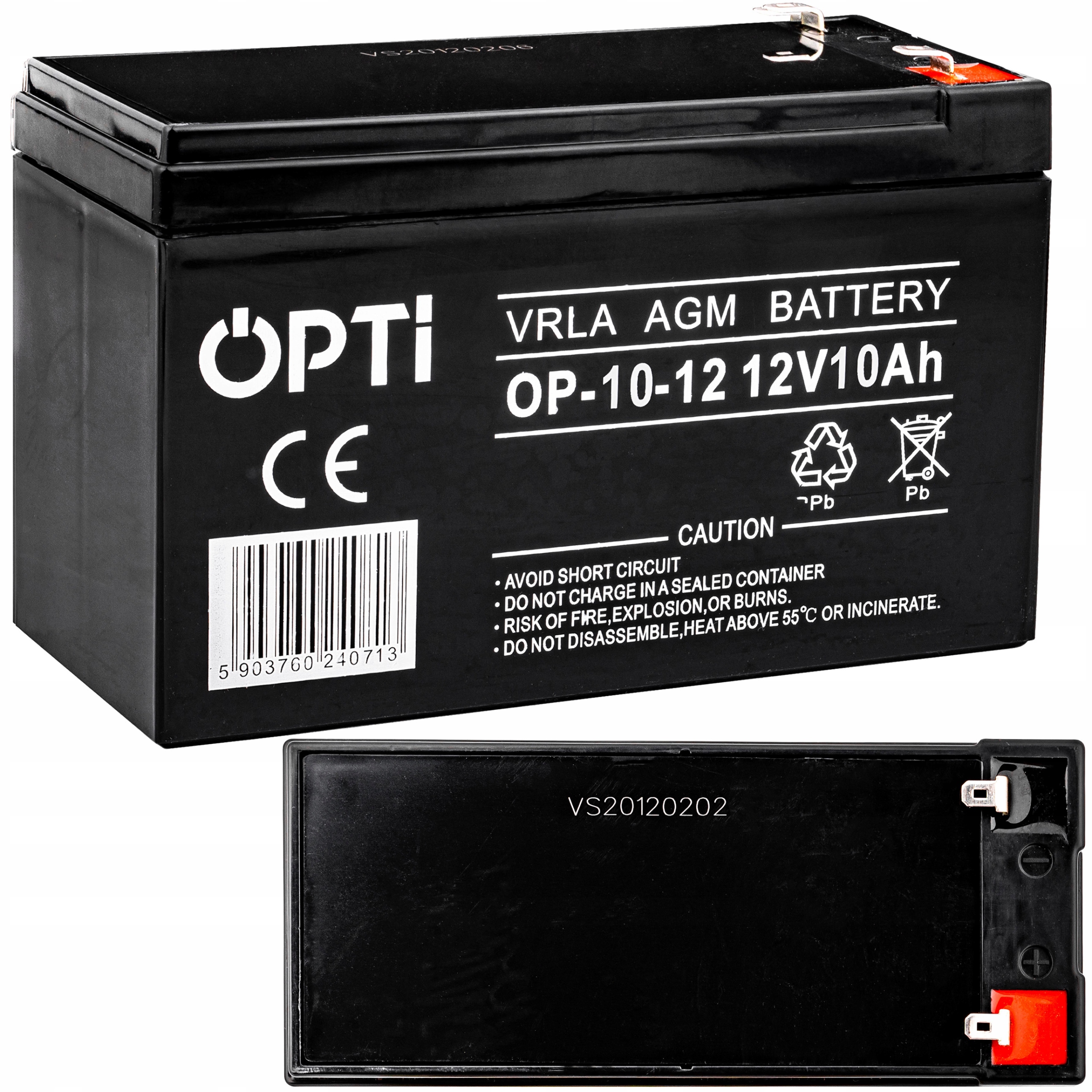 

Akumulator Bezobsługowy Agm Do Ups 12V 10Ah Nowy