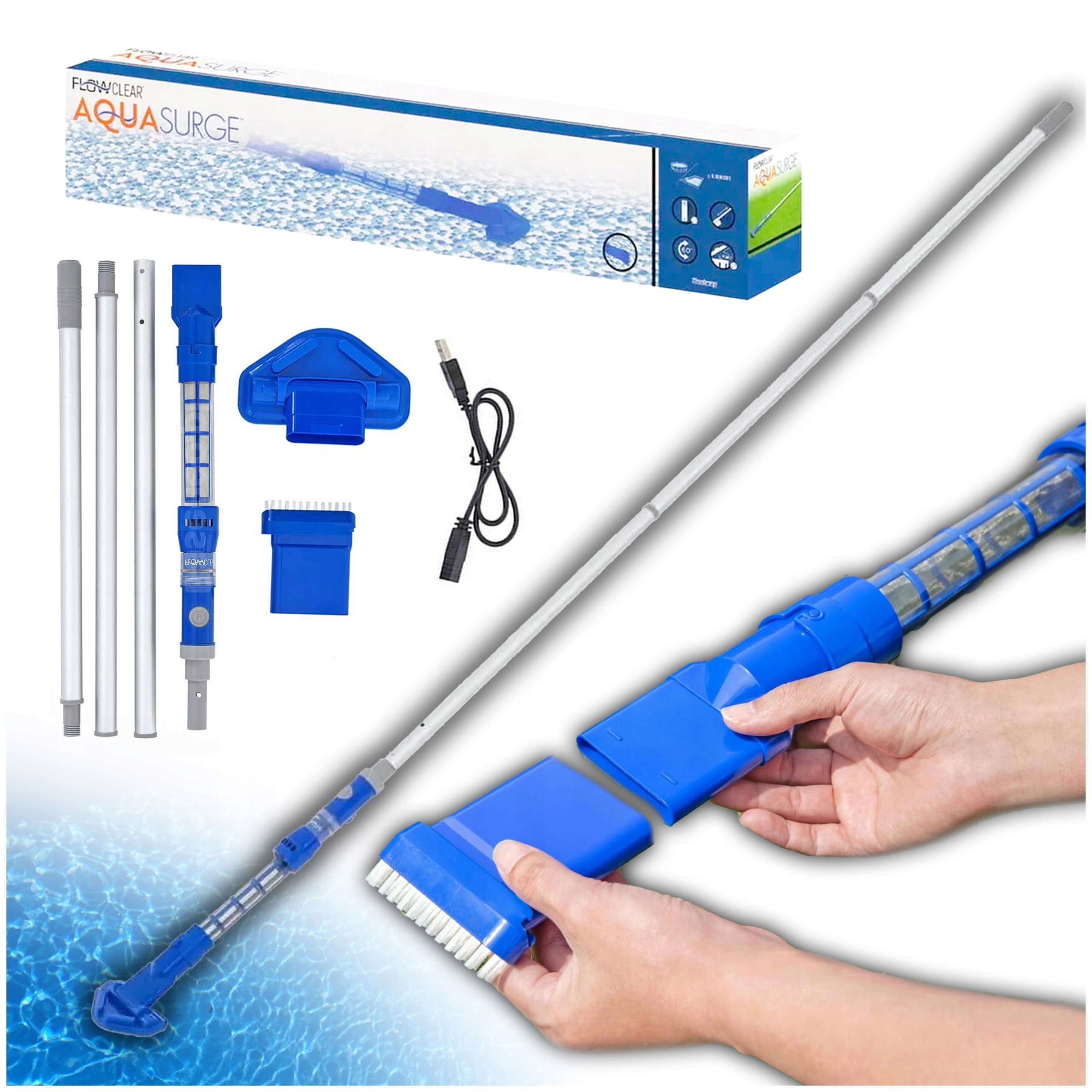 Odkurzacz bezprzewodowy Spa do basenu Bestway 58649 200 cm