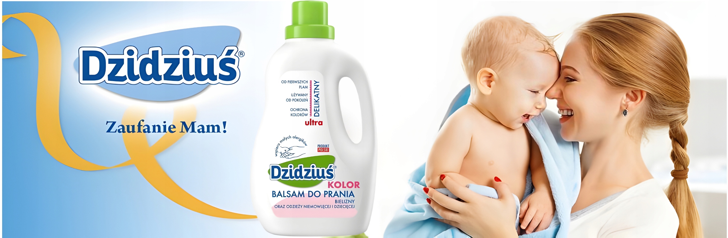 Dzidziuś balsam do prania kolor 1,5L Hipoalergiczny Marka Dzidziuś