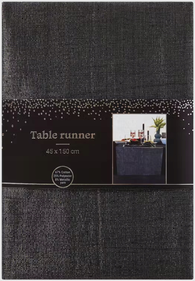 

Bieżnik na stół ozdobny 45x150cm świąteczn z nicią