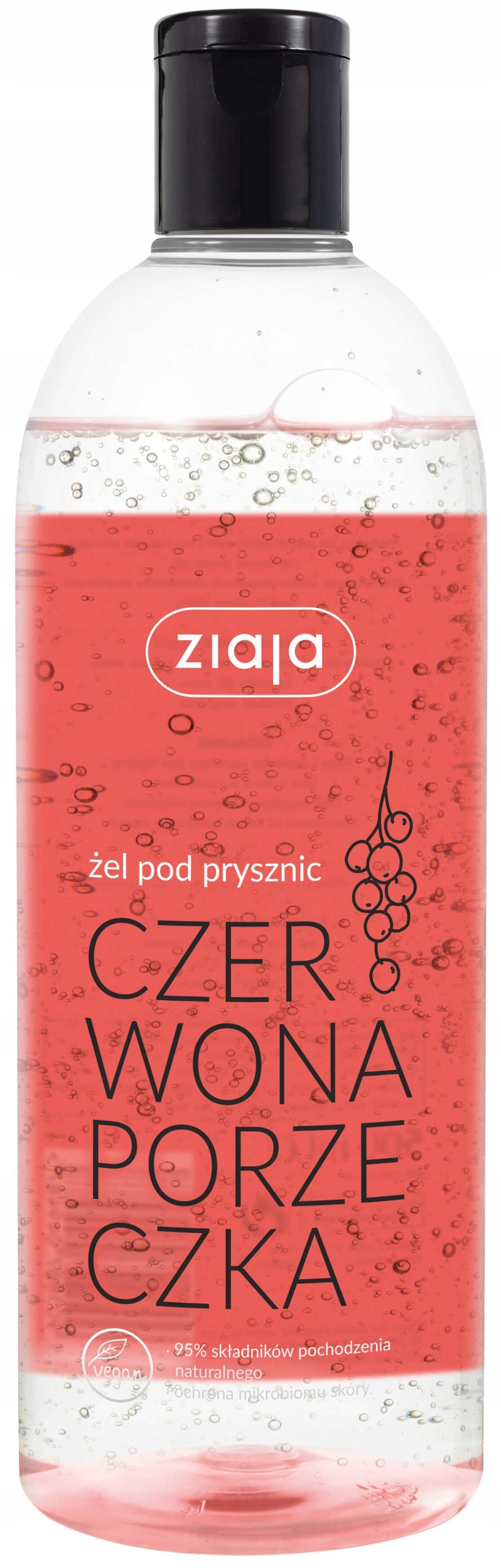 

Ziaja żel pod prysznic czerwona porzeczka 500ml.