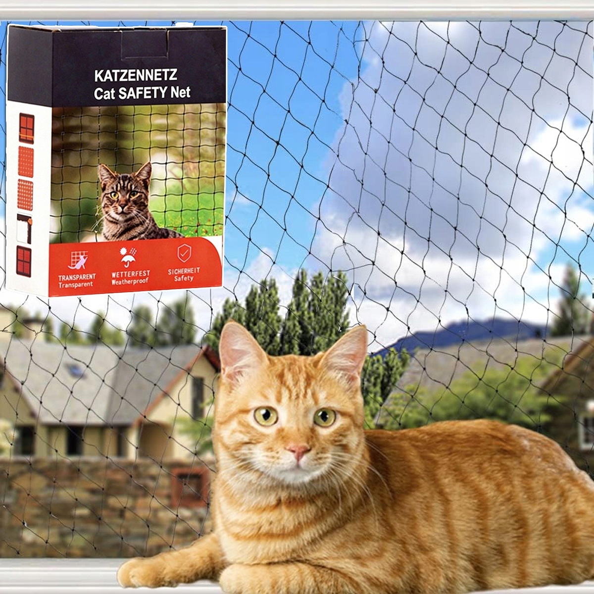 Levně Bezpečnostní síť na balkon do okna pro kočky proti holubům 10x3M