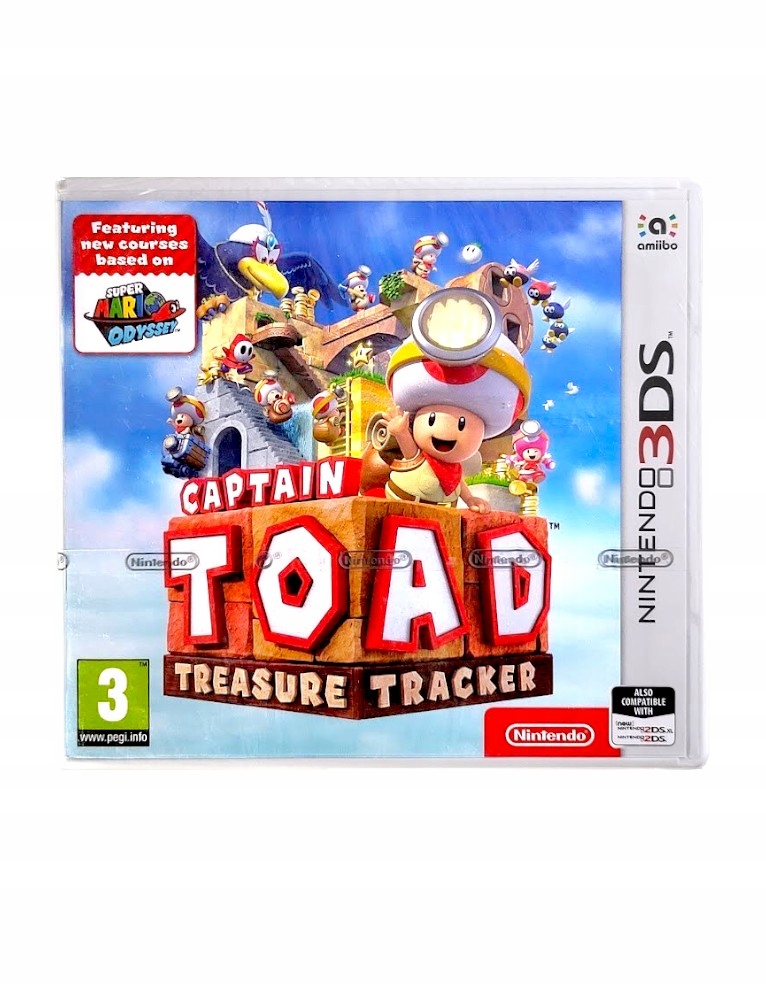 CAPTAIN TOAD TREASURE TRACKER / 3DS / 2DS / GRA NA KARTRIDŻU / NOWA W FOLII