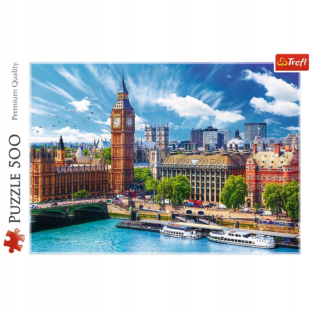 

Puzzle Układanka Miasto Londyn 10+ 500 El Trefl