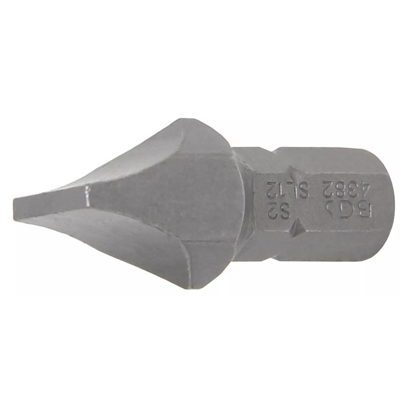 Bit płaski 12 mm, napęd 8 mm (5/16"), długość 30 mm, Bgs 4382