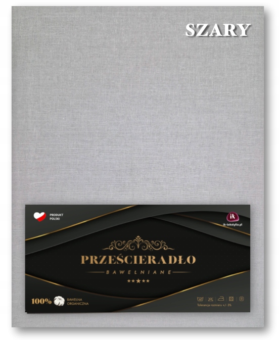 Prześcieradło tradycyjne 220x200 BEZ GUMKI POLSKIE Szerokość produktu 200 cm