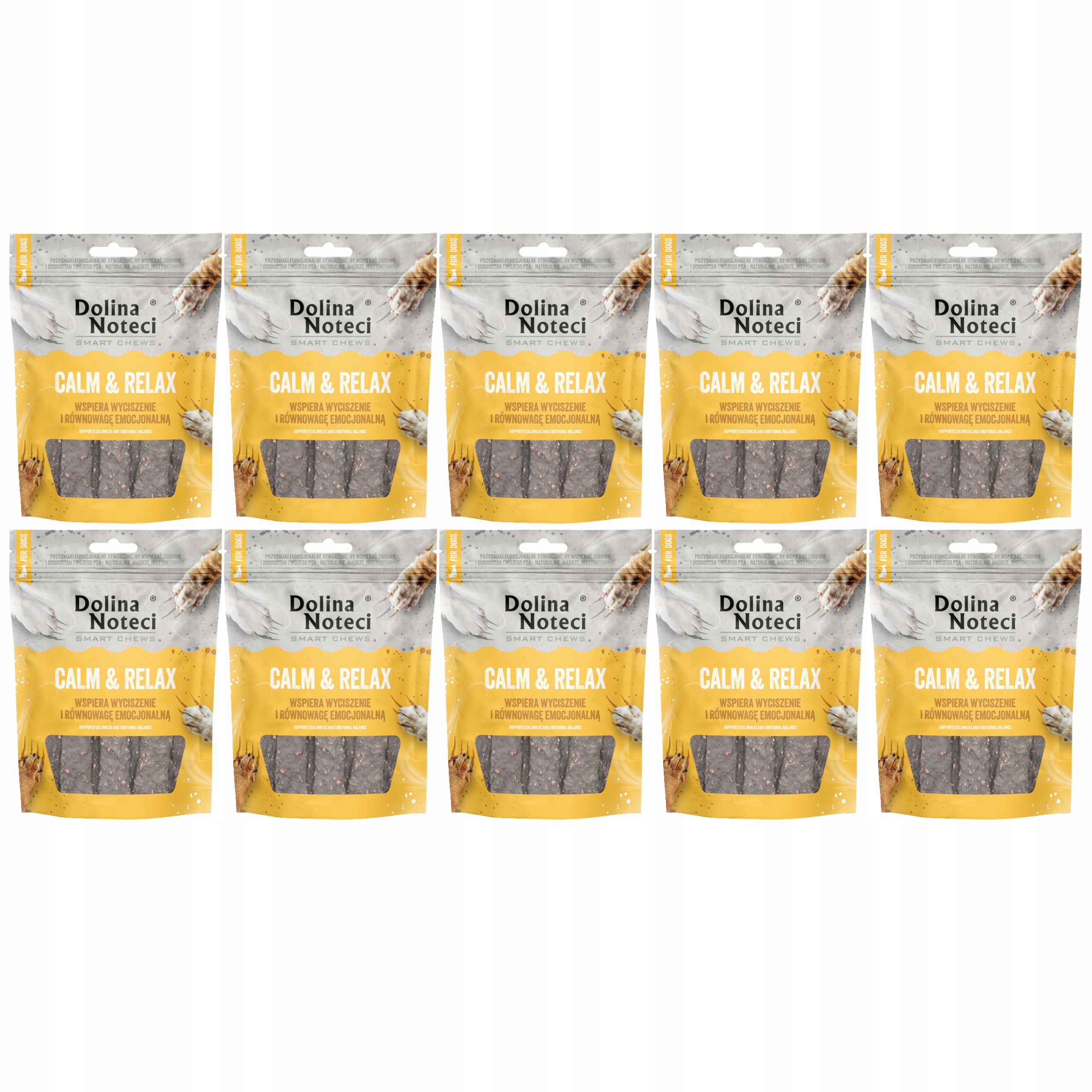 Dolina Noteci Smart Chews Calm & Relax psí pamlsek 10 x 100 g