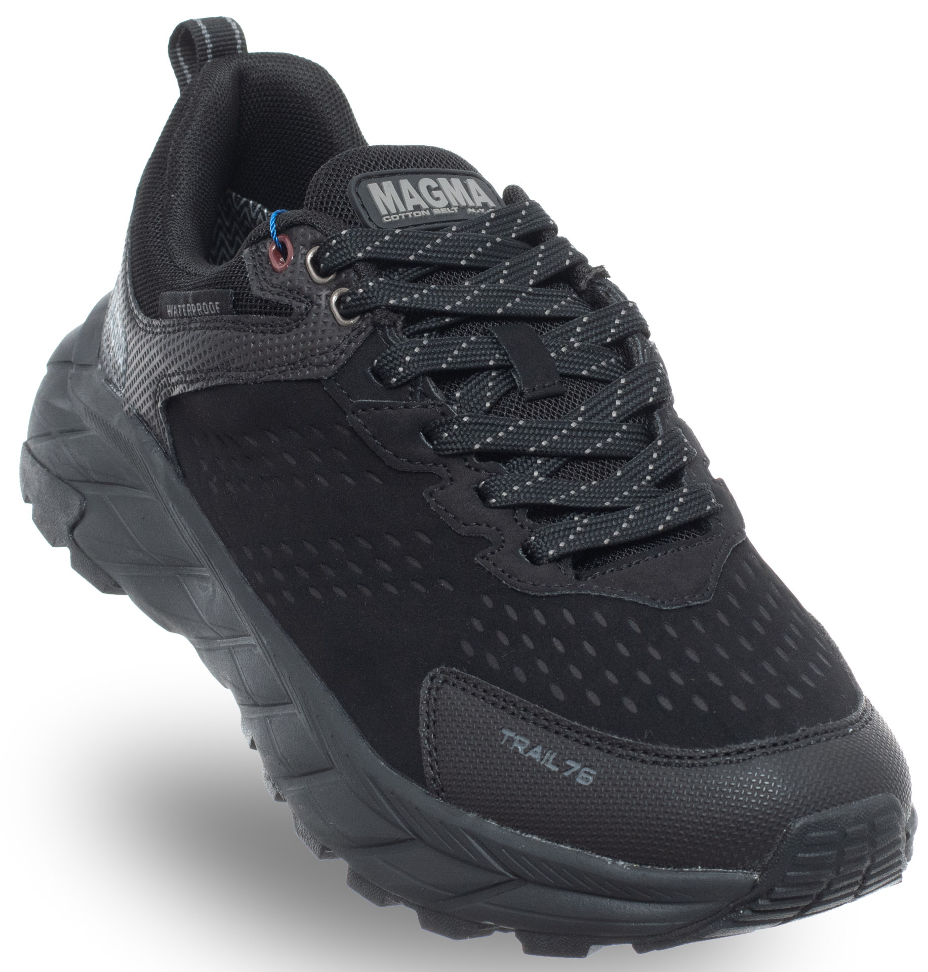 Cotton Belt Pánské Trekové Boty Rapid Černé Waterproof, voděodolné