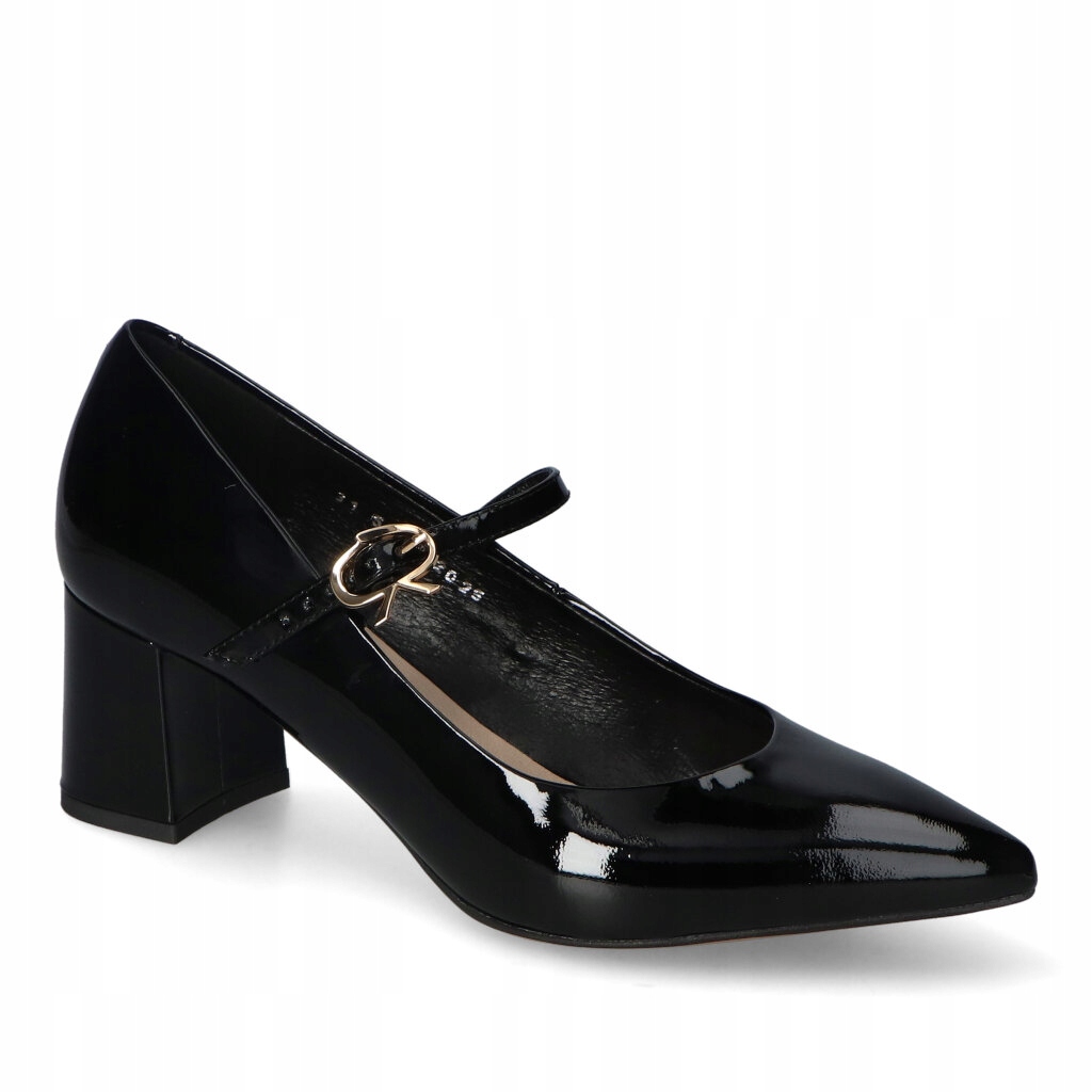 Boty Kotyl Černé Lakovací Kožené 36