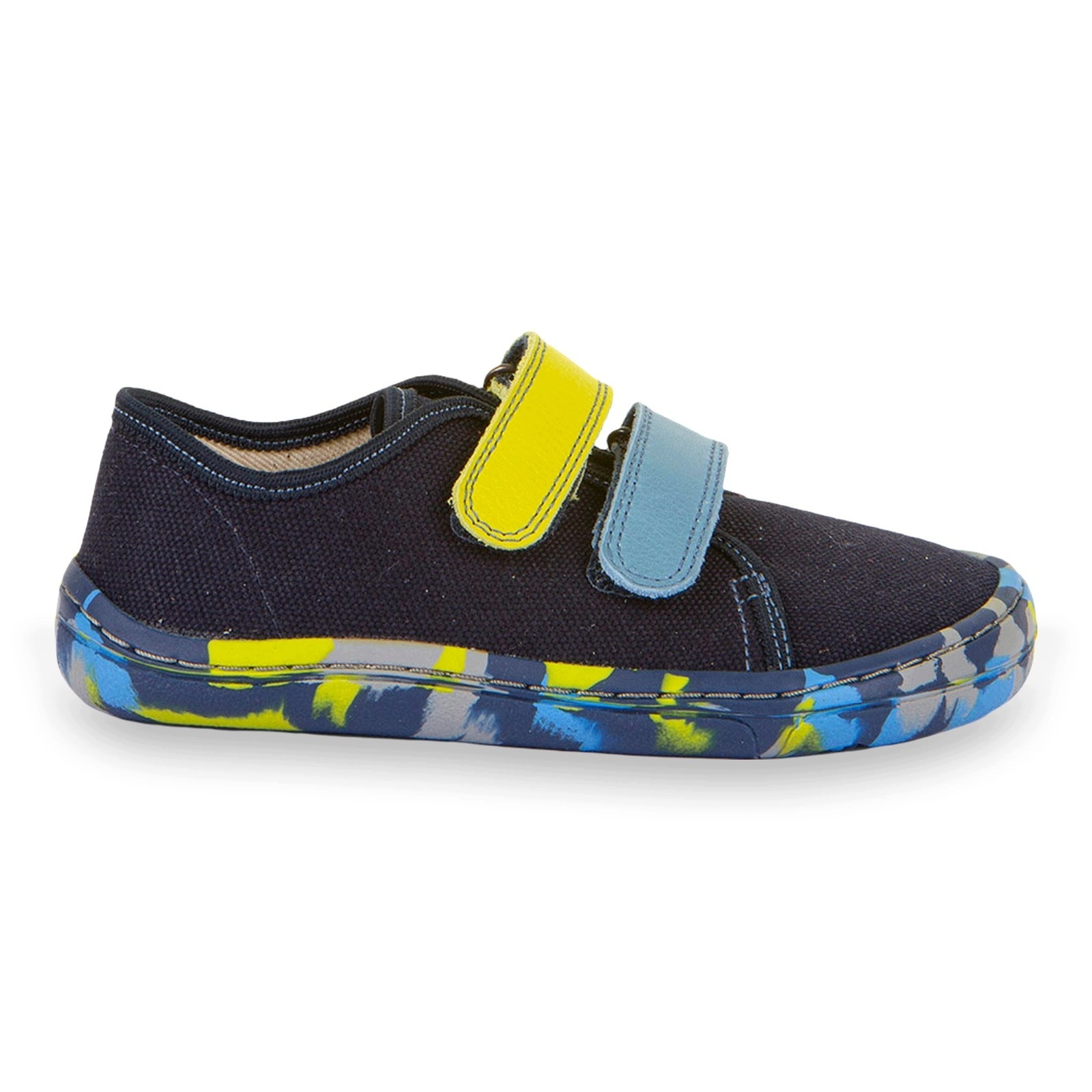 Buty barefoot tenisówki lekkie dziecięce na rzepy Froddo Blue 22