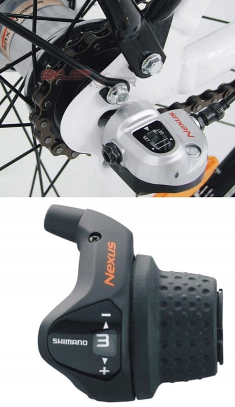 Manetka Shimano Nexus 3 + clickbox+pancerz+linka Kod producenta 593731