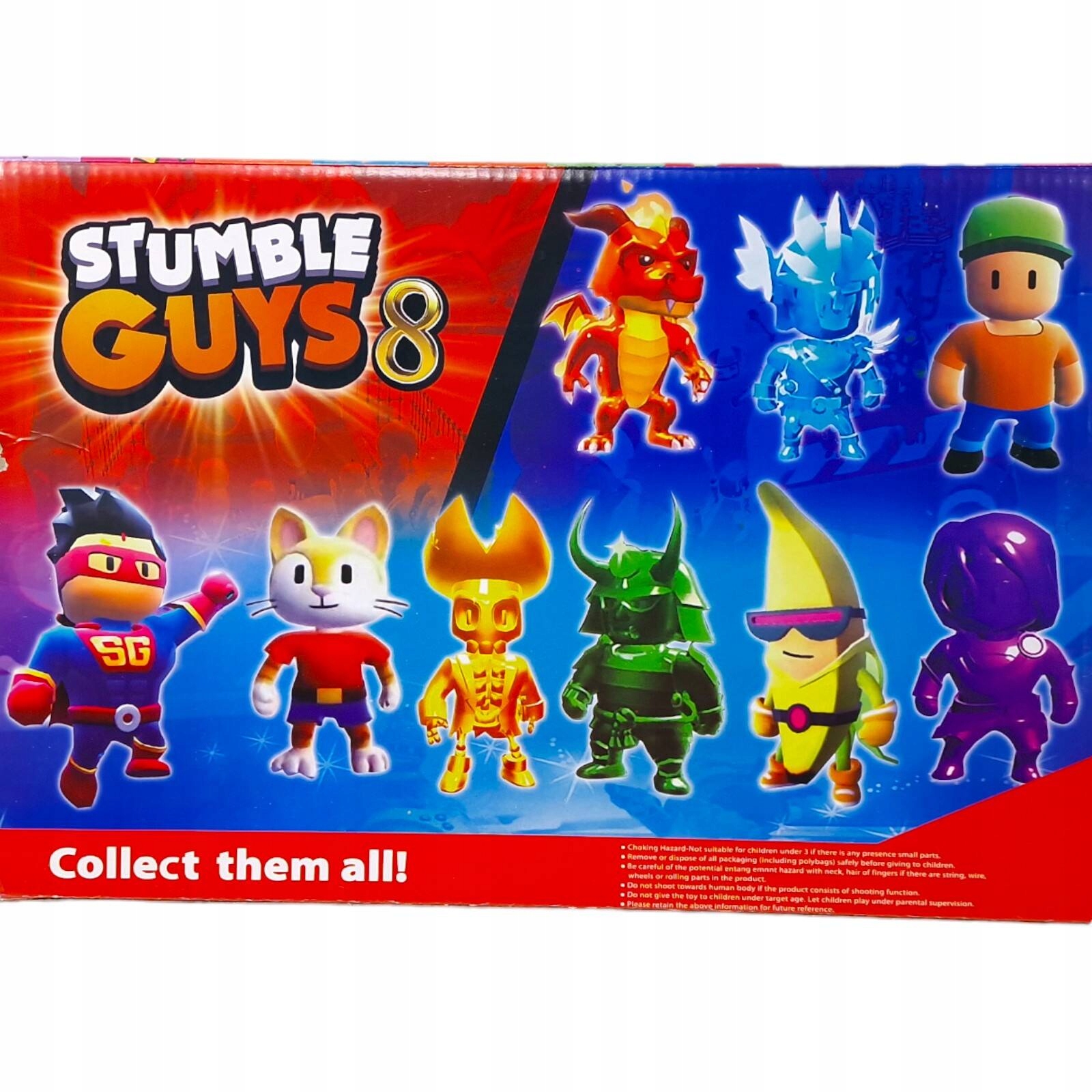 FIGURKI STUMBLE GUYS 12 SZTUK Z GRY KOLEKCJA Typ zestaw
