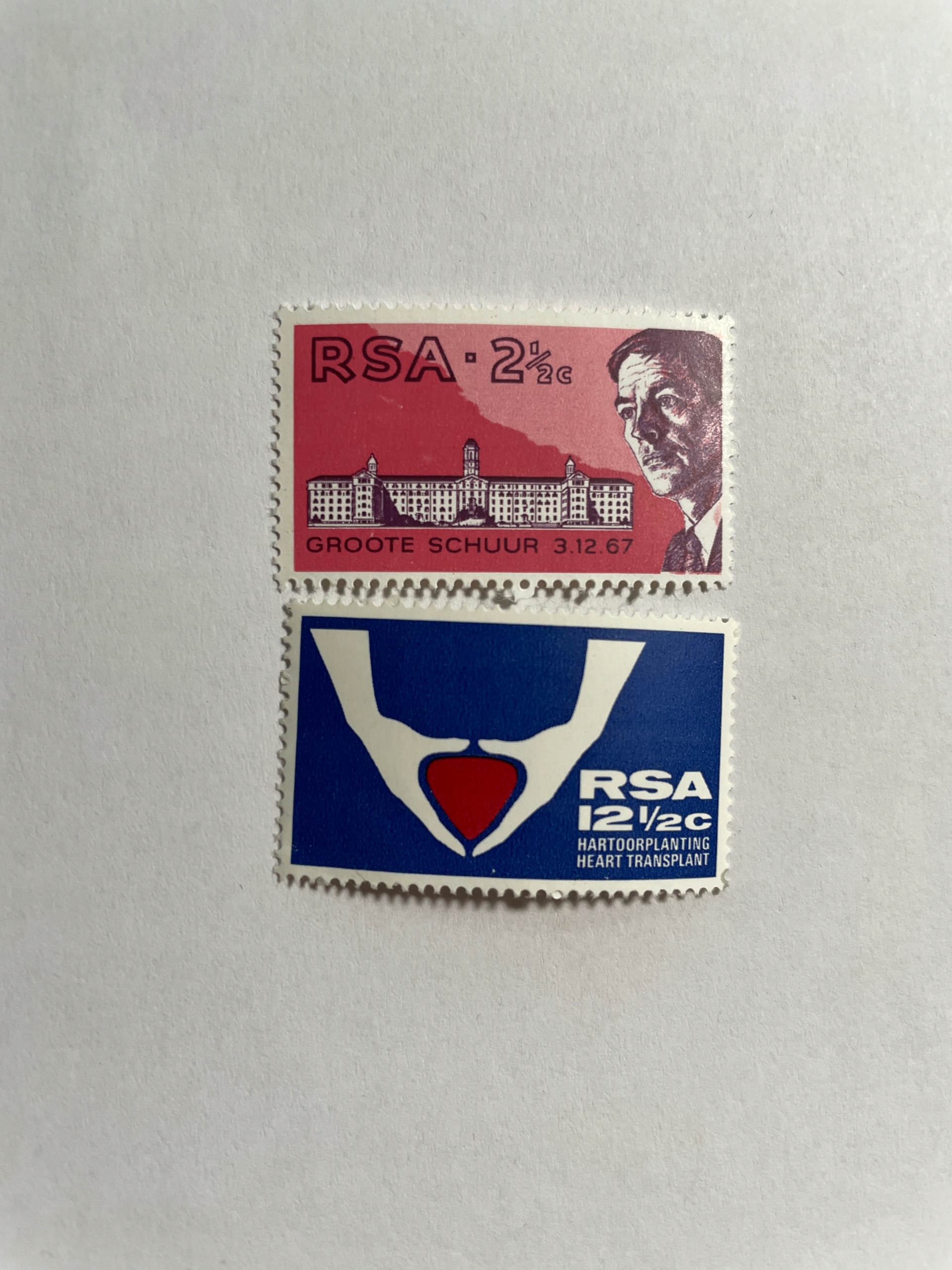 Znaczki RPA 1967–1968