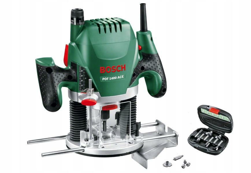 BOSCH FREZARKA GÓRNOWRZECINOWA 1400W WALIZKA AKCES