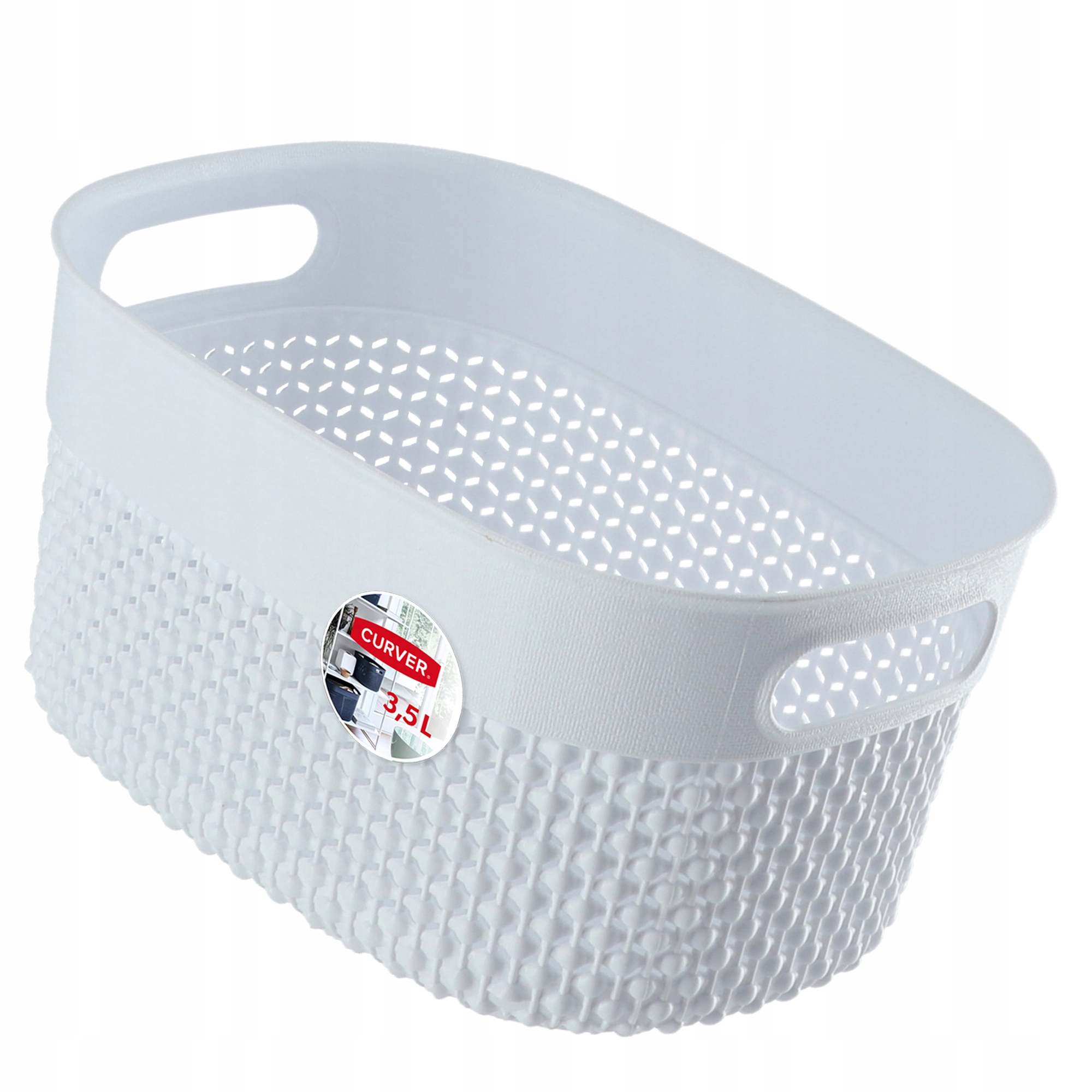 

Curver Pojemnik Koszyk 3,5L Organizer Biały Eko