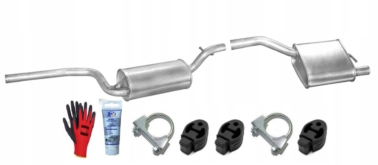 Ford Focus MK1 1.6i 16V 1998-2004 Hatchback Cabrio Sada Tlumičů sada bonus