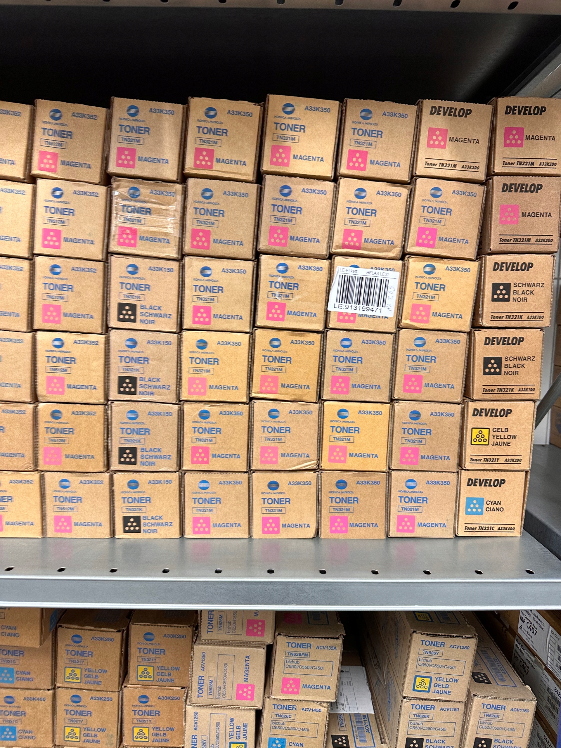 Toner Konica Minolta Tn 321 Magenta Originál A33K350