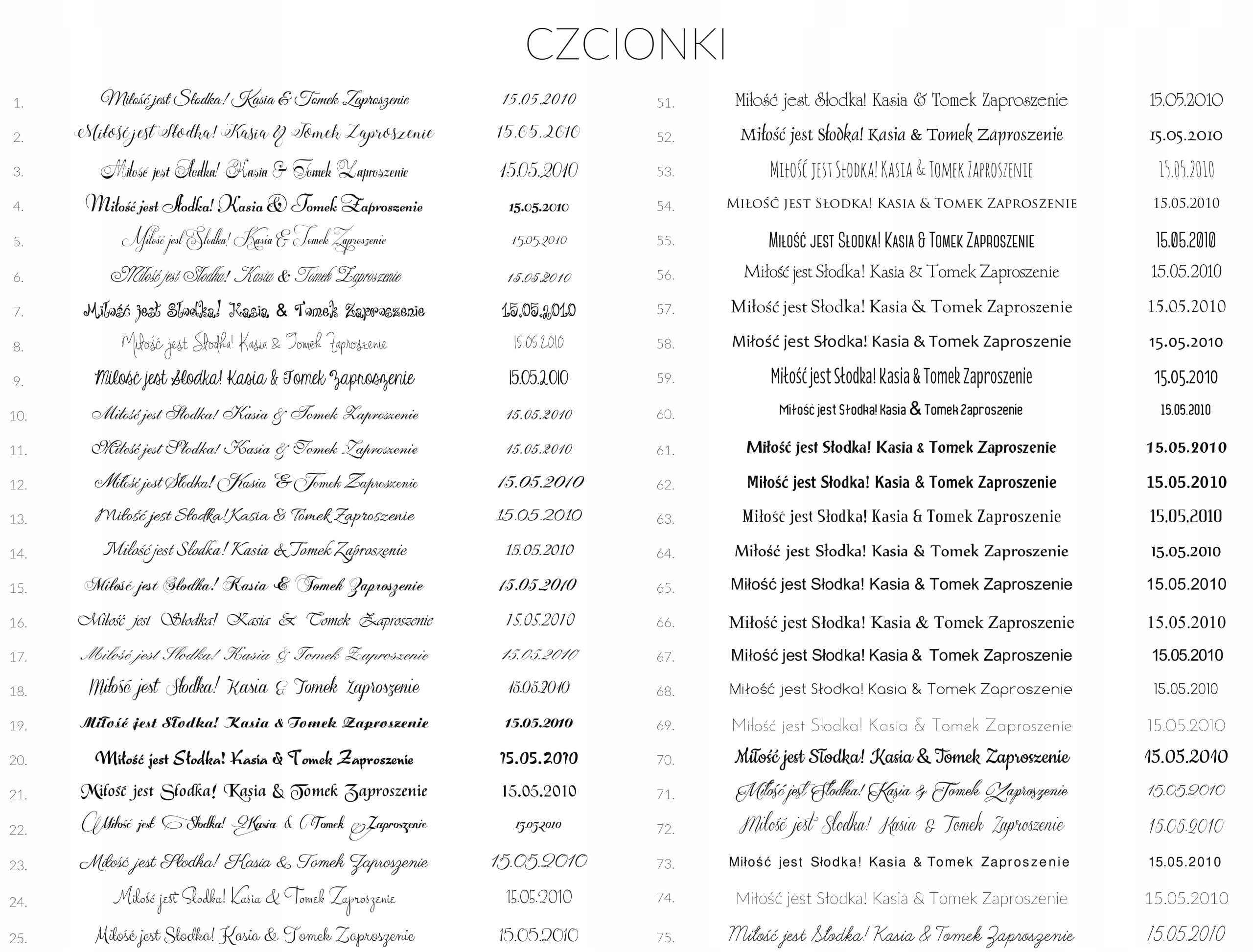 sanja KOMUNIA | ZAPROSZENIA RULON PERSONALIZACJA Kształt prostokątny