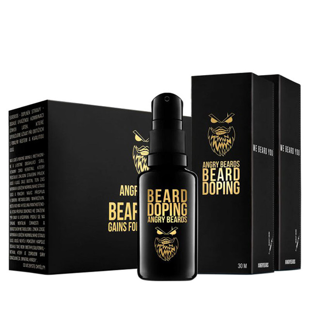 

Angry Beards Zestaw na porost brody na 2 miesiące