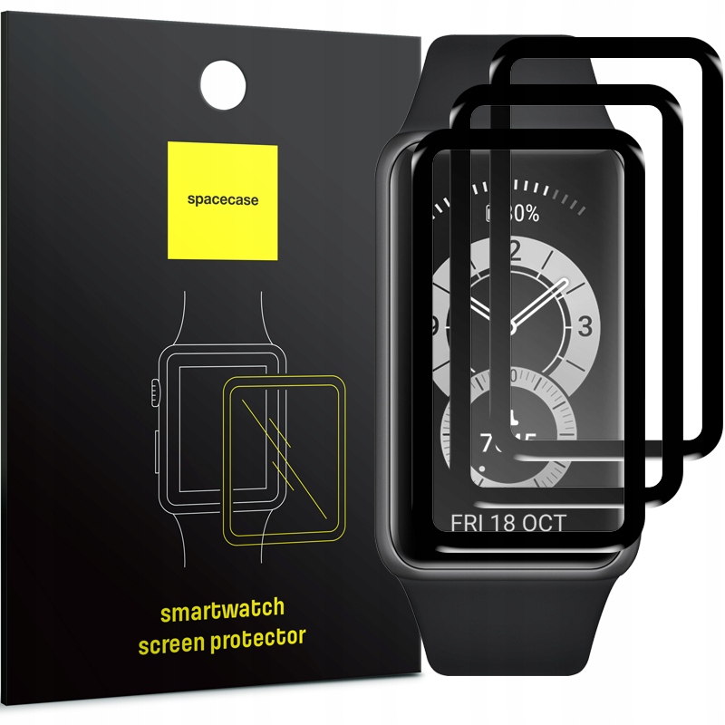 

3X Pełne Szkło Hybrydowe Do Huawei Band 6