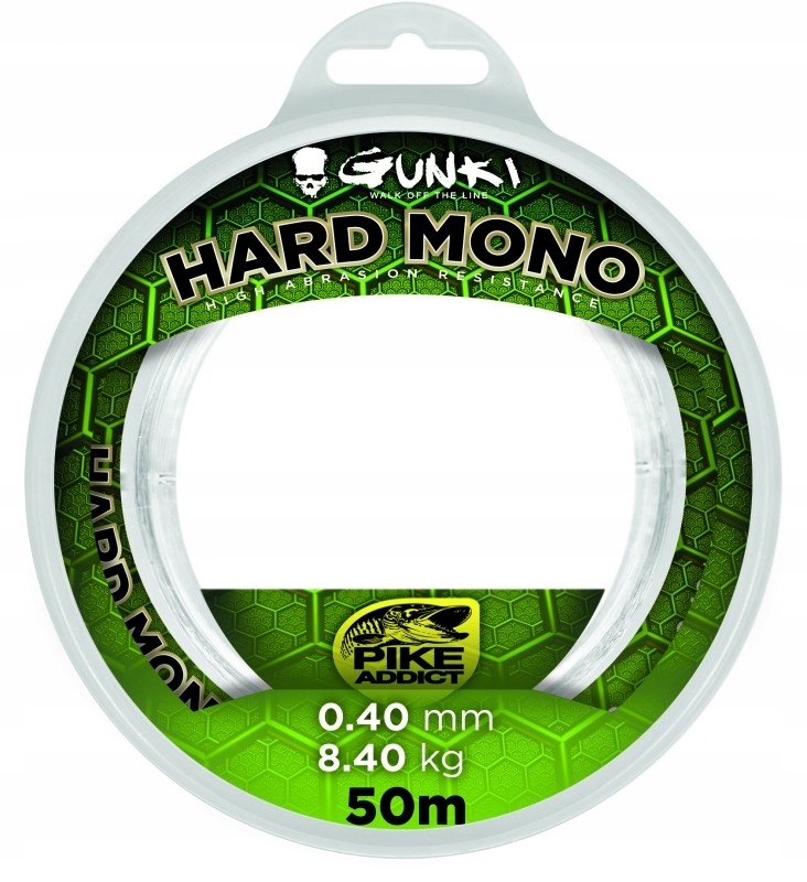 Gunki hard mono 1,00mm 50m materiał przyponowy