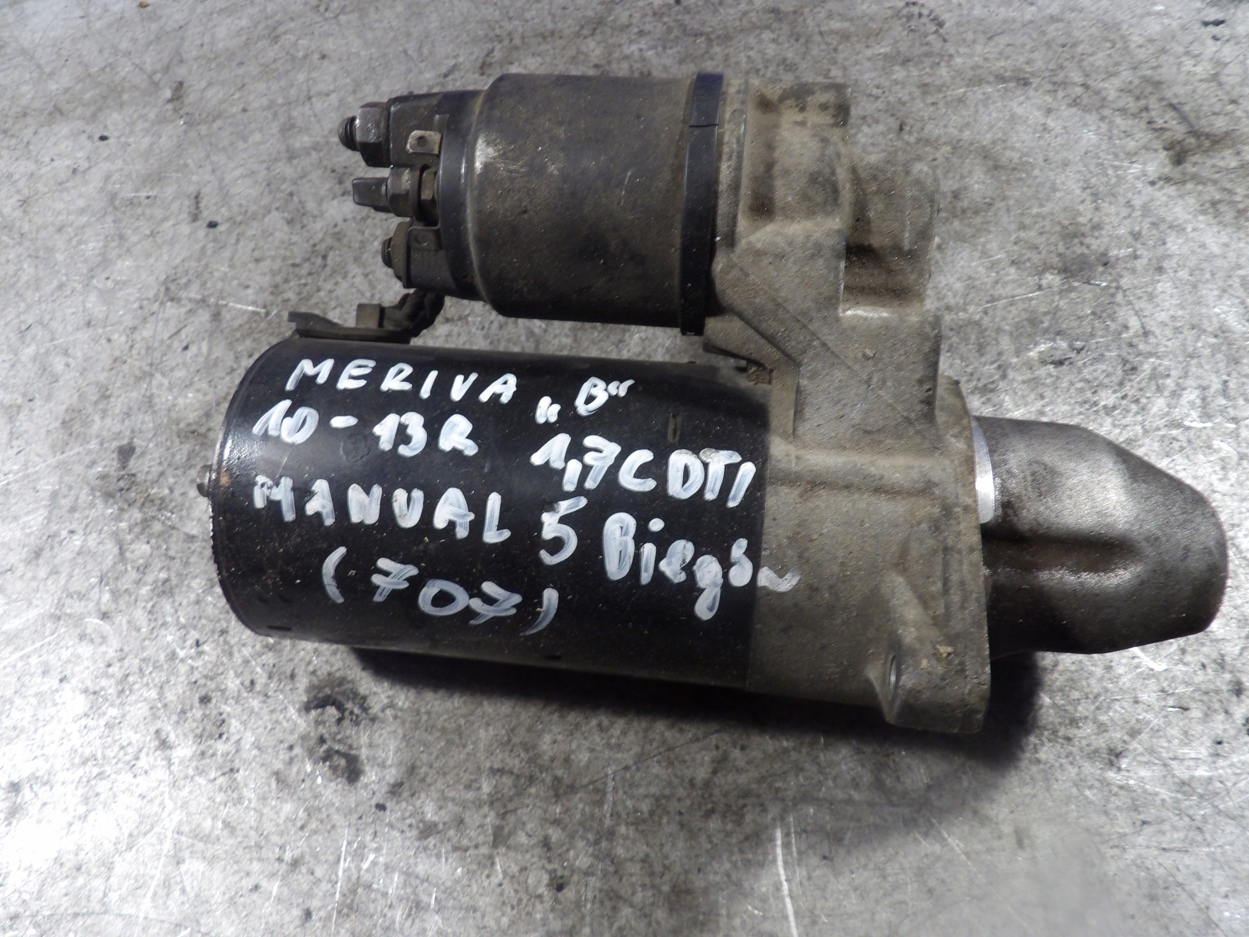 Opel Meriva B starter 1,7CDTI