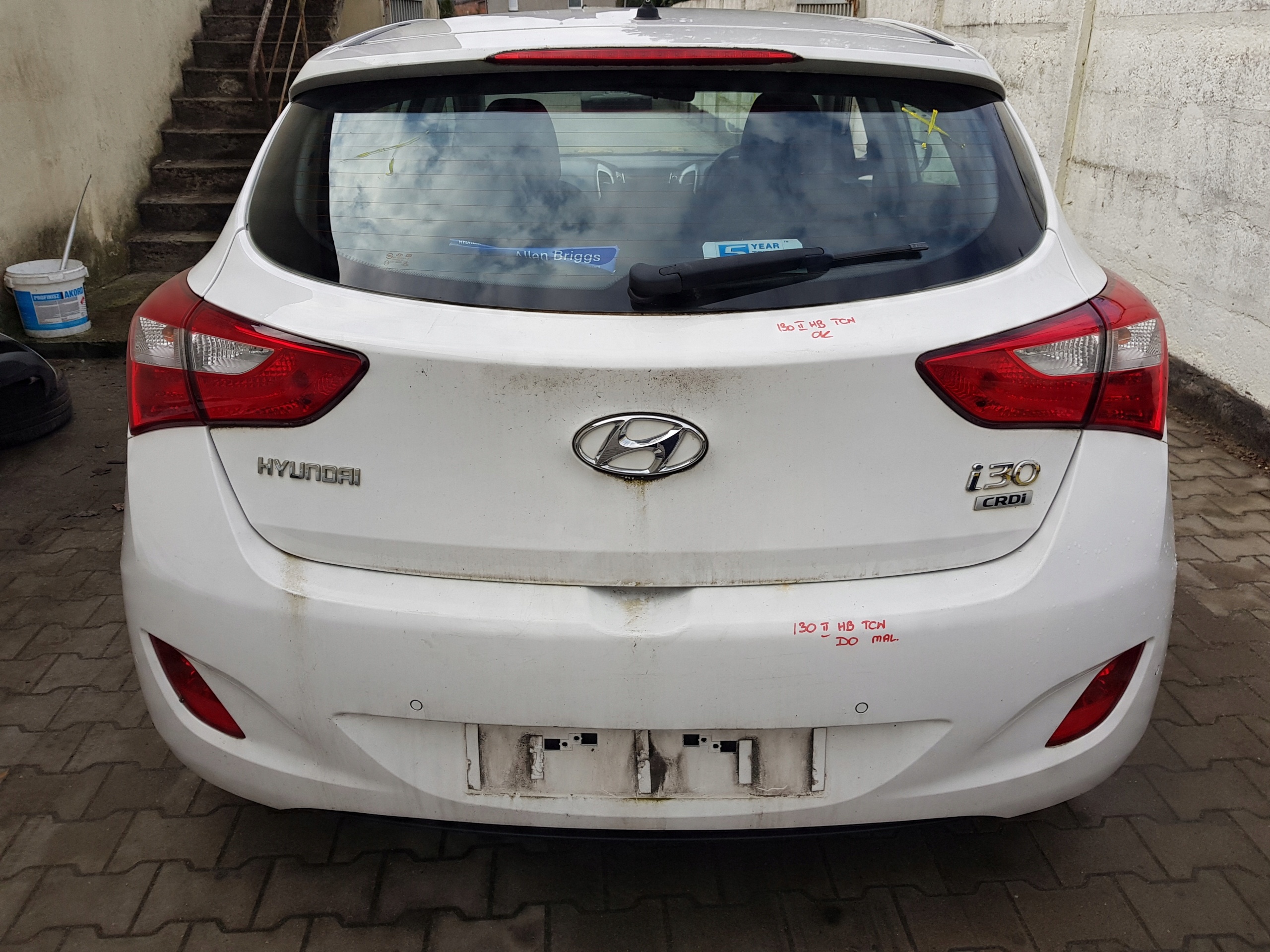 HYUNDAI I30 II HB ЧЕТВЕРТЬ КРЫЛО ПРАВЫЙ ЗАД. 2012-