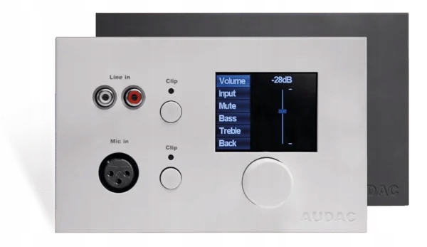 Audac MWX65/B Integrovaný panel typu all-in-one pro snímače Mtx, černý