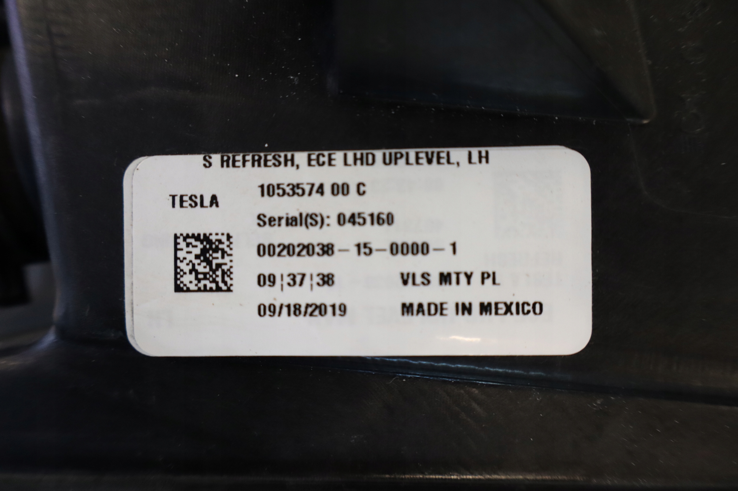 tesla MODEL S фара левая 1053574-00-C