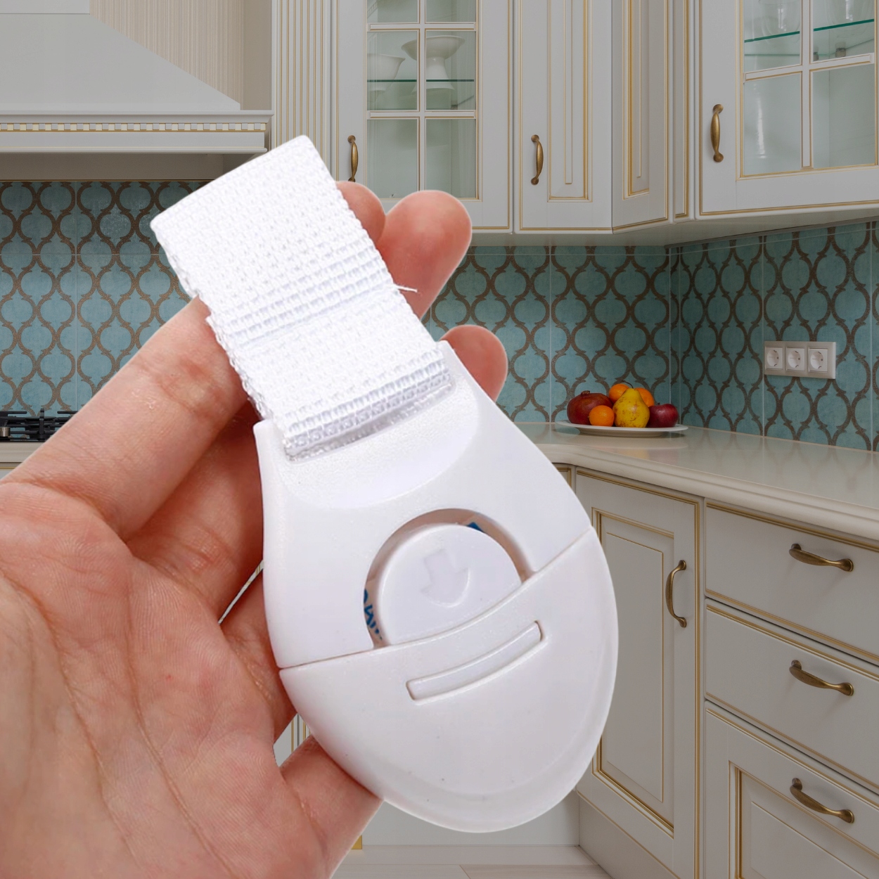 10x ZABEZPIECZENIA SZAFEK BLOKADA SZUFLAD MEBLI DRZWI PRZED DZIEĆMI TRZYMA+ Marka KREOleo