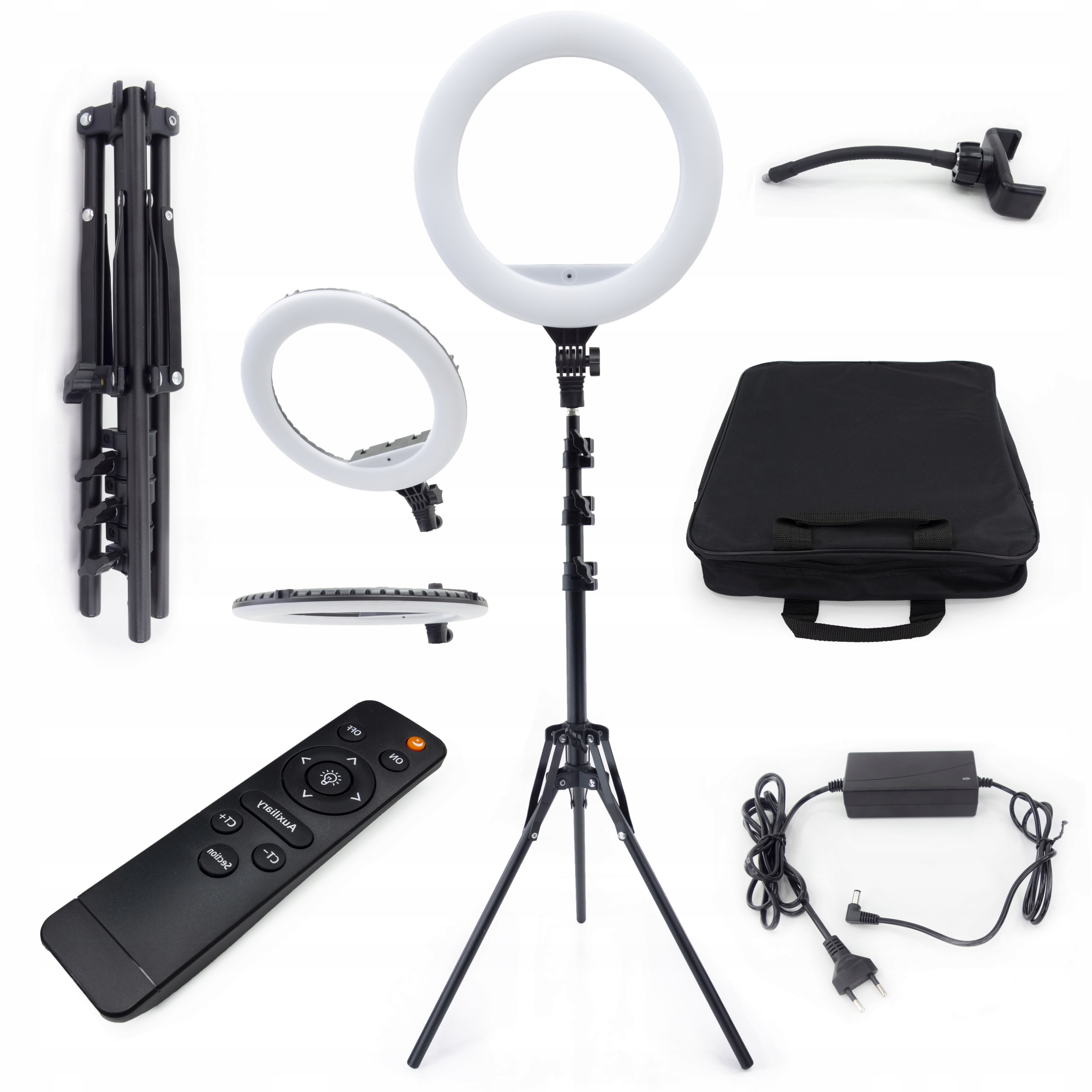 

Lampa Pierścieniowa Led Profesionalna+pilot+torba