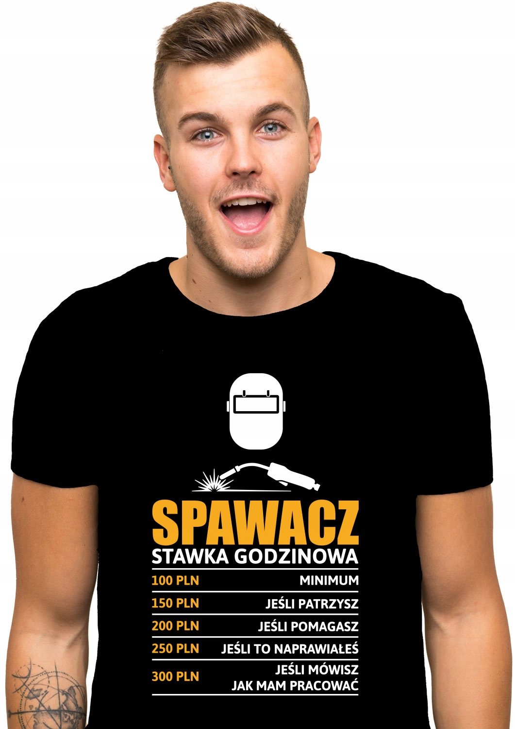 

koszulka Spawacz stawka godzinowa prezent