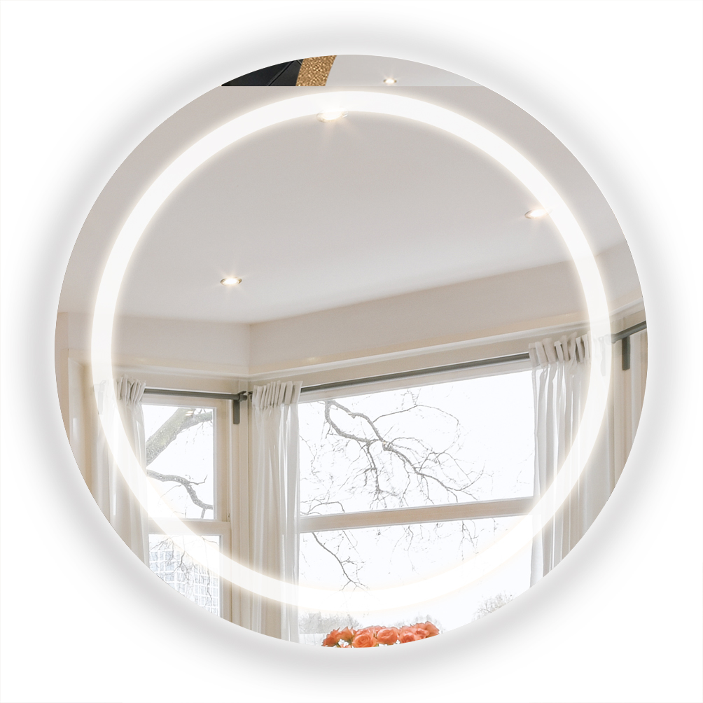 Led podsvietené zrkadlo Kruh 90 cm