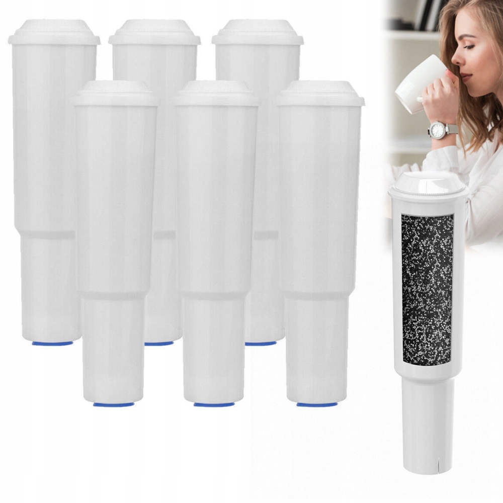 6x Filtry do wody kompatybilne z Jura Impressa, zamiennik Jura White 60209