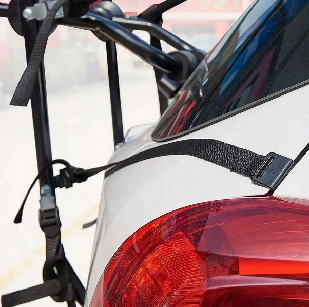 BAGAZNIK NA 3 ROWERY UCHWYT ROWEROWY NA KLAPE AUTA Color black