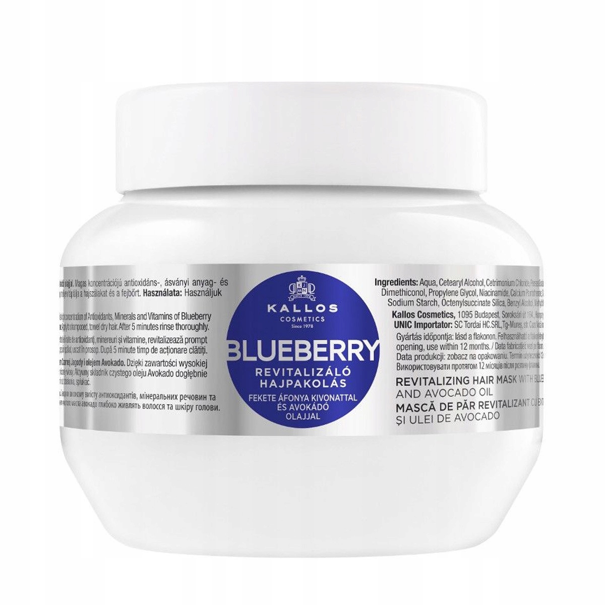 

Kallos Kjmn Blueberry Revitalising 275ml Maska