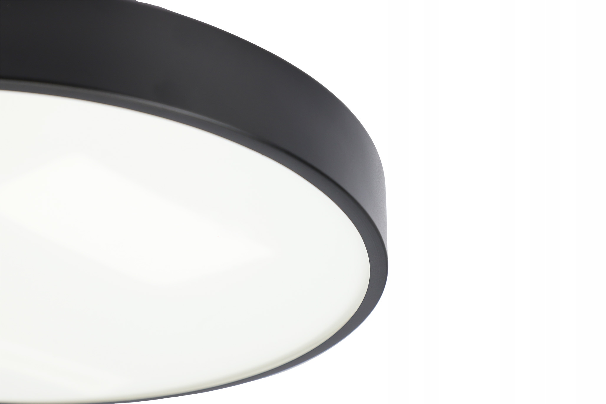 Panel LED 30W plafon natynkowy sufitowy okrągły barwa ciepła czarny 40cm Marka Smartled