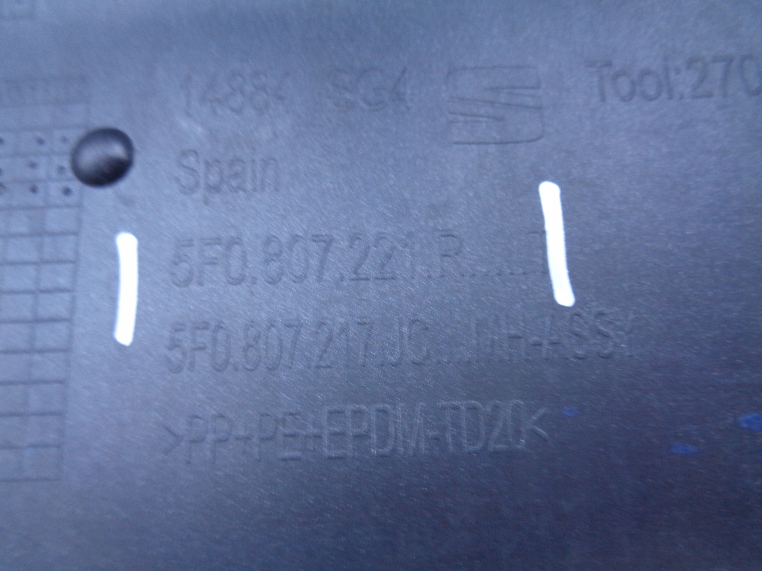 front bumper SEAT LEON III 3 5F 5F0 17- LIFT NR 45607